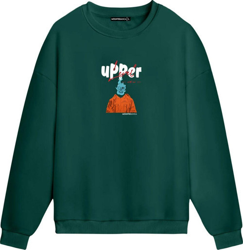 Unisex Upper Level - Regular Sweatshirt Yeşil XL
