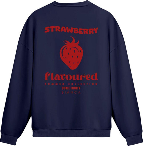 Unisex Strawberry - Regular Sweatshirt Royal Mavi 2XL