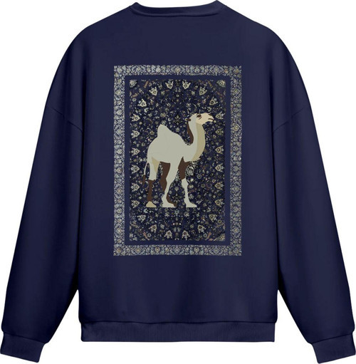 Unisex Cammello - Regular Sweatshirt Royal Mavi 2XL