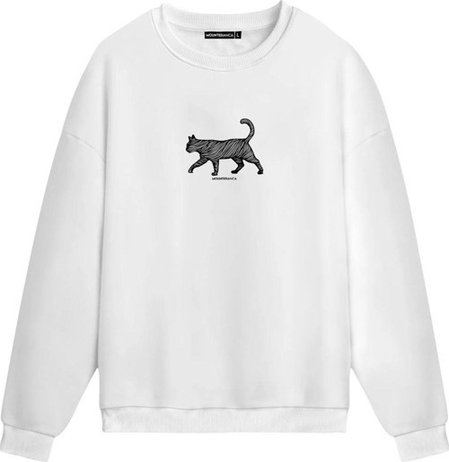 Unisex Cat IV - Regular Sweatshirt Beyaz M