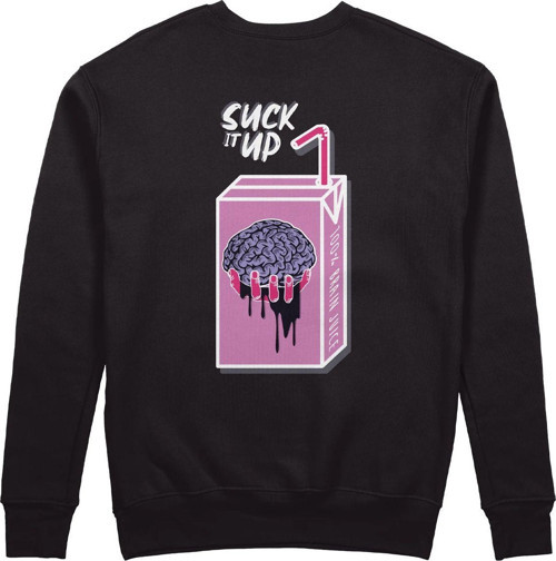 Unisex Suck It Up - Regular Sweatshirt Siyah XL