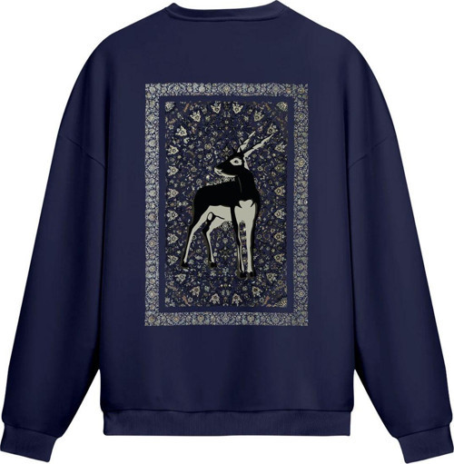 Unisex Cerva - Regular Sweatshirt Royal Mavi L