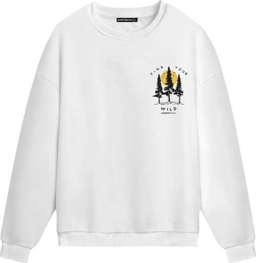Unisex Wild - Regular Sweatshirt Beyaz L