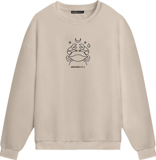 Unisex Yengeç - Regular Sweatshirt Krem 2XL