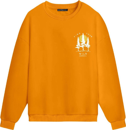 Unisex Wild - Regular Sweatshirt Portakal M