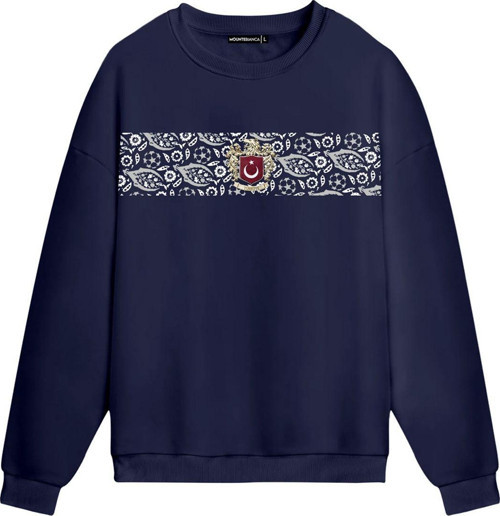 Unisex Türkiye 2024 - Regular Sweatshirt Royal Mavi 2XL