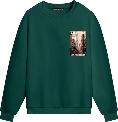 Unisex California - Regular Sweatshirt Yeşil S