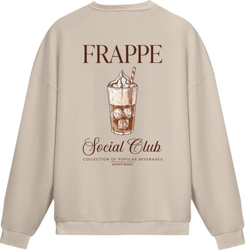 Unisex Frappe - Regular Sweatshirt Krem L