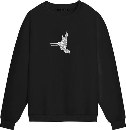 Unisex Bird II - Regular Sweatshirt Siyah L