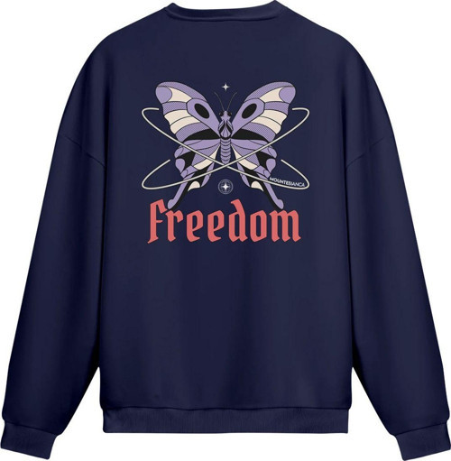 Unisex Freedom - Regular Sweatshirt Royal Mavi L