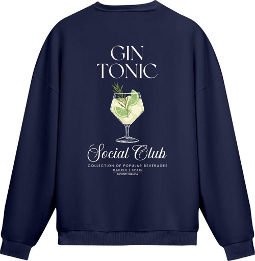 Unisex Gin Tonic - Regular Sweatshirt Royal Mavi 2XL
