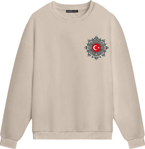 Unisex Arma - Regular Sweatshirt Krem L