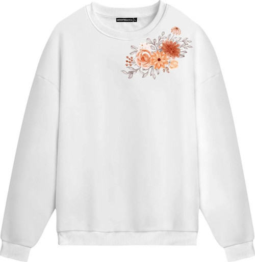 Unisex Fiore II - Regular Sweatshirt Beyaz L