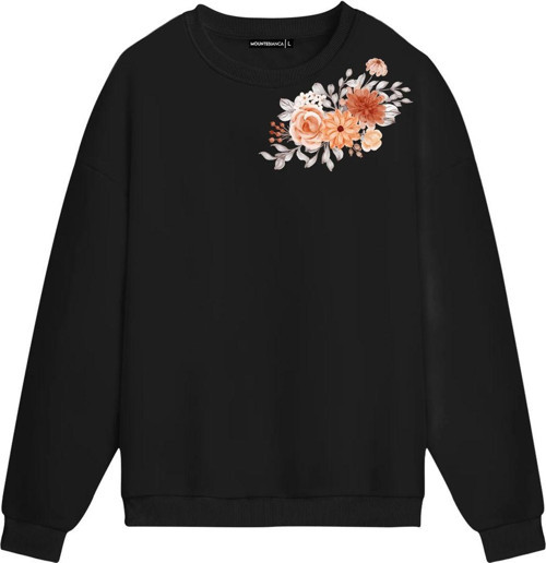 Unisex Fiore II - Regular Sweatshirt Siyah M