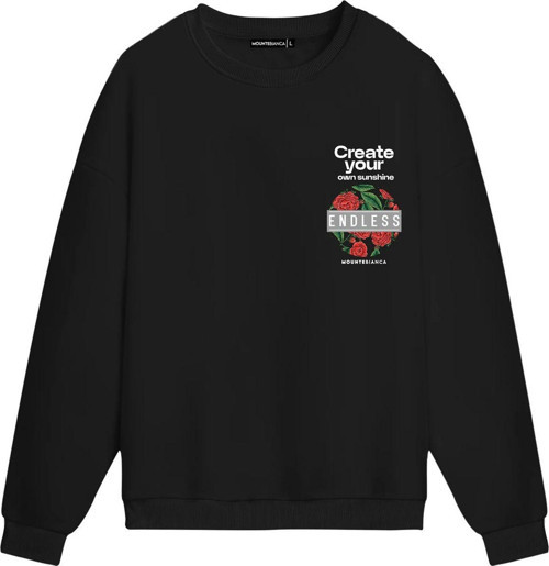 Unisex Endless - Regular Sweatshirt Siyah M