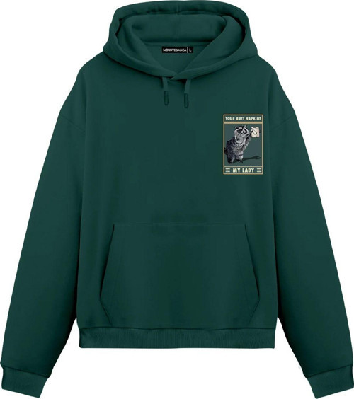 Unisex My Lady - Regular Hoodie Yeşil S