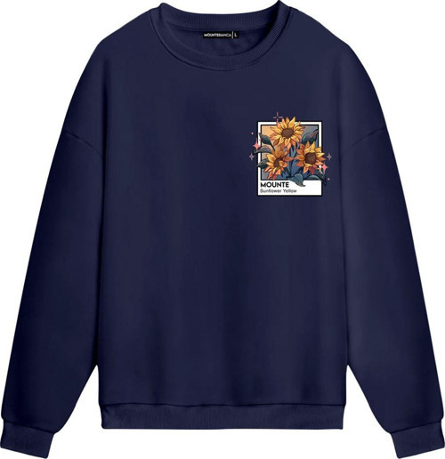 Unisex Girasole - Regular Sweatshirt Royal Mavi 2XL