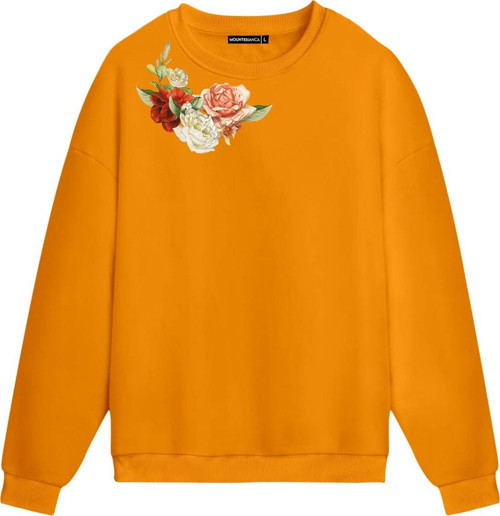 Unisex Fiore III - Regular Sweatshirt Portakal M