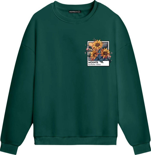 Unisex Girasole - Regular Sweatshirt Yeşil XL