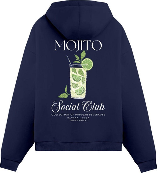 Unisex Mojito - Regular Hoodie Royal Mavi S