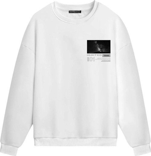 Unisex Ignated - Regular Sweatshirt Beyaz M