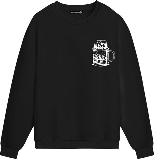 Unisex Glass - Regular Sweatshirt Siyah XL