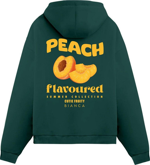 Unisex Peach - Regular Hoodie Yeşil L