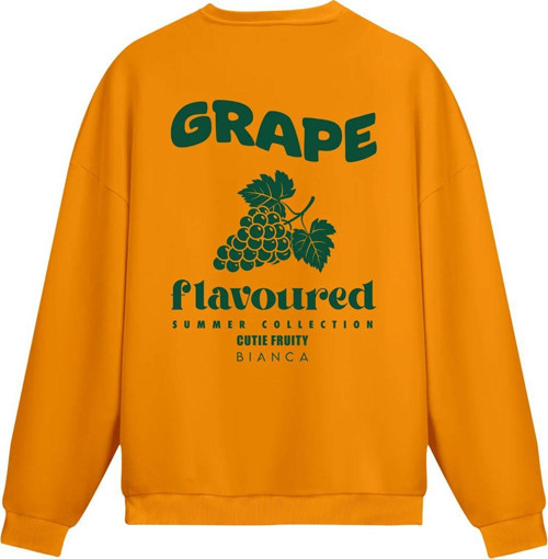 Unisex Grape - Regular Sweatshirt Portakal S