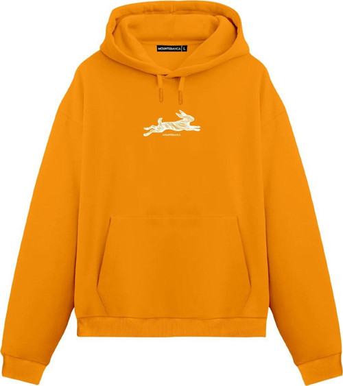 Unisex Rabbit - Regular Hoodie Portakal 2XL