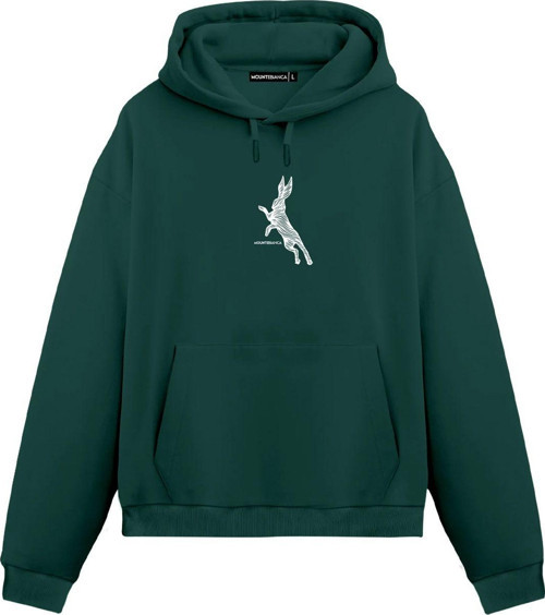 Unisex Rabbit II - Regular Hoodie Yeşil 2XL