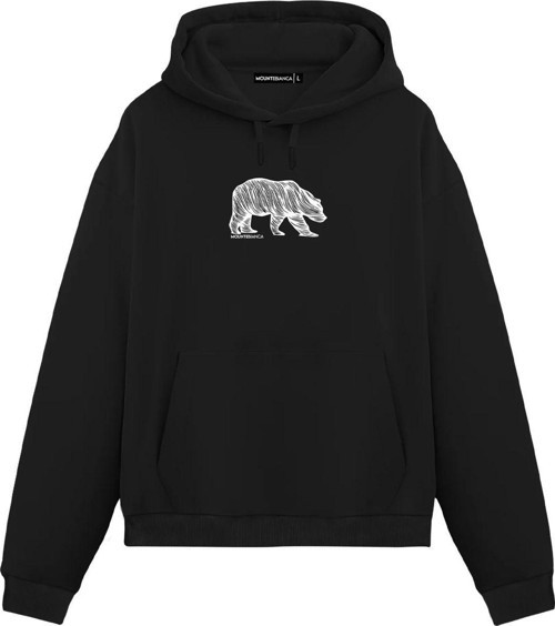 Unisex Bear - Regular Hoodie Siyah S