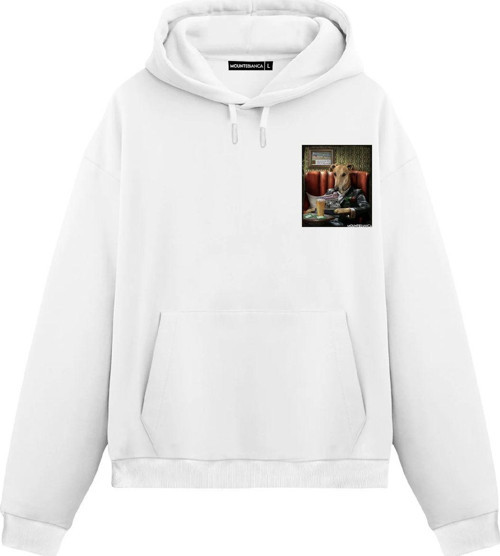 Unisex Signor Piacere - Regular Hoodie Beyaz L
