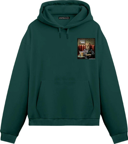 Unisex Signor Piacere - Regular Hoodie Yeşil L