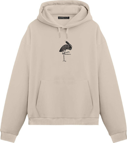 Unisex Stork - Regular Hoodie Krem S