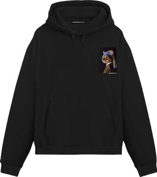 Unisex Signor Strano - Regular Hoodie Siyah XL