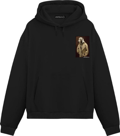 Unisex Signor Povero - Regular Hoodie Siyah L