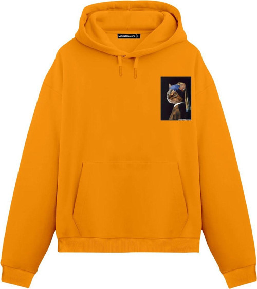 Unisex Signor Strano - Regular Hoodie Portakal XL