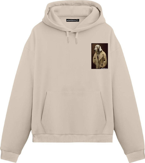 Unisex Signor Povero - Regular Hoodie Krem M