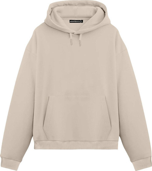 Unisex Basic - Regular Hoodie Krem S