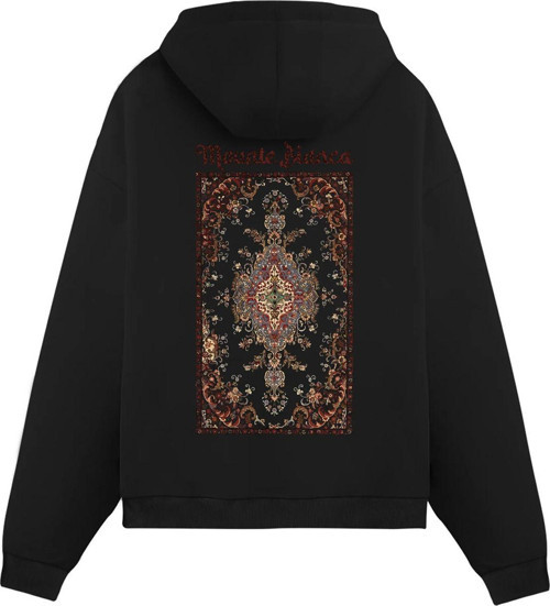 Unisex Tappeto - Regular Hoodie Siyah L