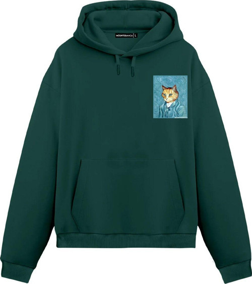 Unisex Signor Blu - Regular Hoodie Yeşil 2XL