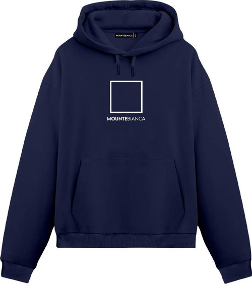 Unisex Square - Regular Hoodie Royal Mavi 2XL