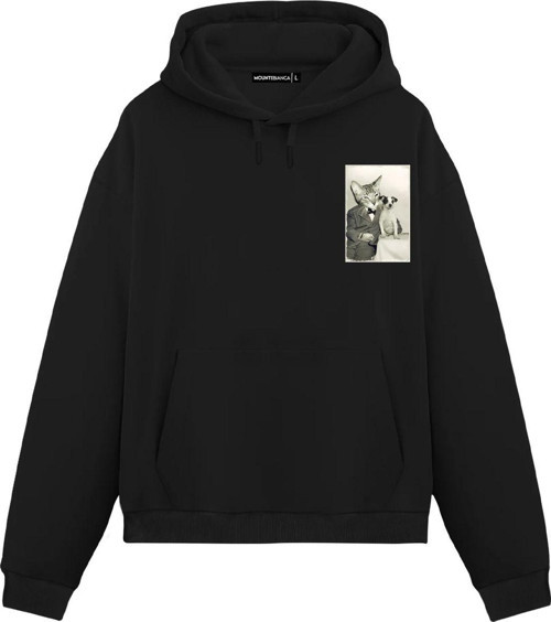 Unisex Signor Pace - Regular Hoodie Siyah M