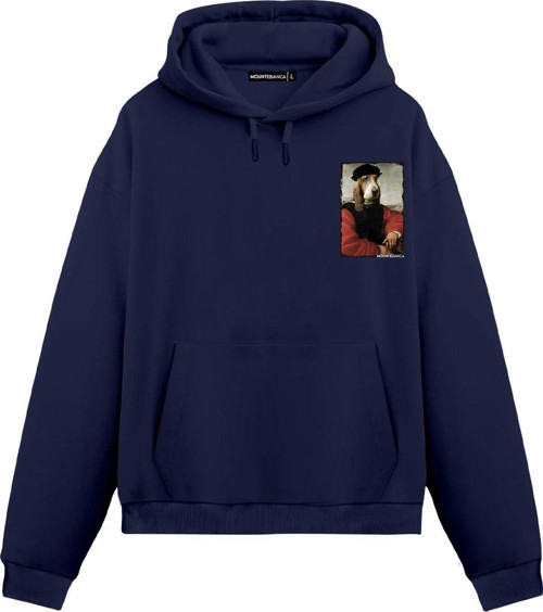 Unisex Signor Testa - Regular Hoodie Royal Mavi L