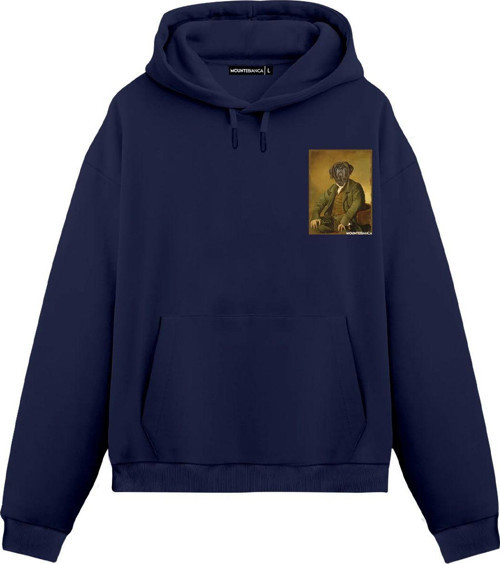 Unisex Signor Cane - Regular Hoodie Royal Mavi M
