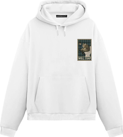 Unisex Well, Crab - Regular Hoodie Beyaz L