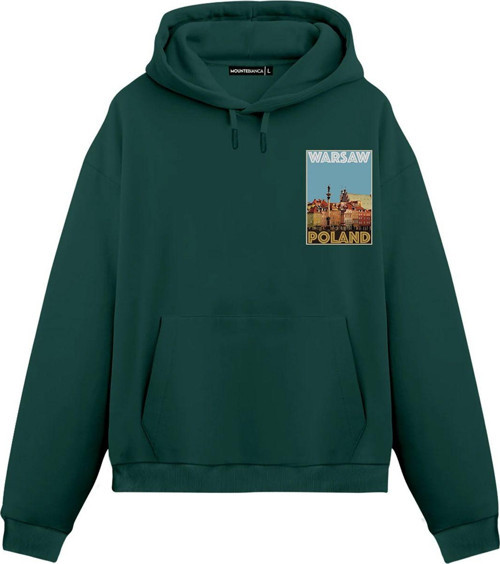 Unisex Warsaw - Regular Hoodie Yeşil 2XL