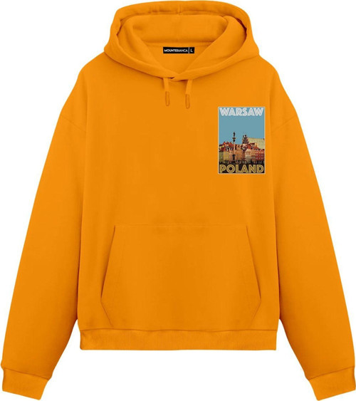 Unisex Warsaw - Regular Hoodie Portakal L