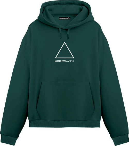 Unisex Triangle - Regular Hoodie Yeşil XL