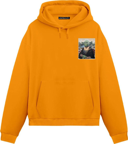 Unisex Signor Yoda - Regular Hoodie Portakal L